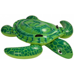 Детский надувной матрас плотик с ручками Intex 57524 «Черепаха» (150х127 см) Lil' Sea Turtle Ride-On