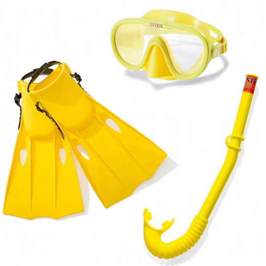 Набор для плавания INTEX «Мастер Класс» ласты, маска и трубка от 8 лет (55655)