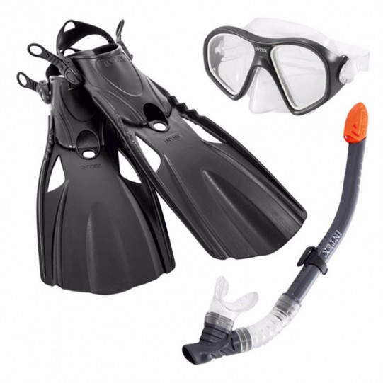 Набір для підводного плавання INTEX ласти, маска і трубка (55657)