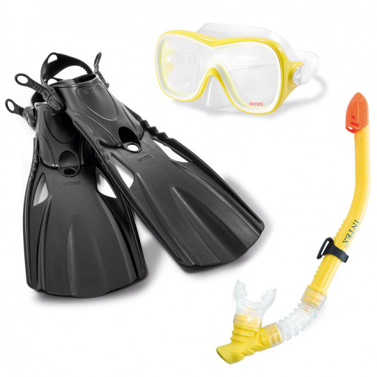 Набор для подводного плавания INTEX ласты, маска и трубка (55658)