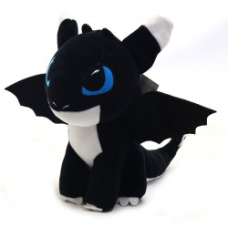 Мягкая игрушка KinderToys «Как приручить дракона?». Любимая игрушка Дракоша 3 Ночное сияние Шерис (00688-5)