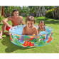 Дитячий каркасний басейн Intex Happy Animals Clearview Snapset Pool 122х25 см (58474)