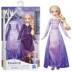 Кукла Hasbro Frozen Холодное сердце 2 Эльза с дополнительным нарядом, 29 см (E5500_E6907)