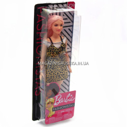 Кукла Barbie Модница в леопардовом сарафане, оригинал, 29 см (FBR37)