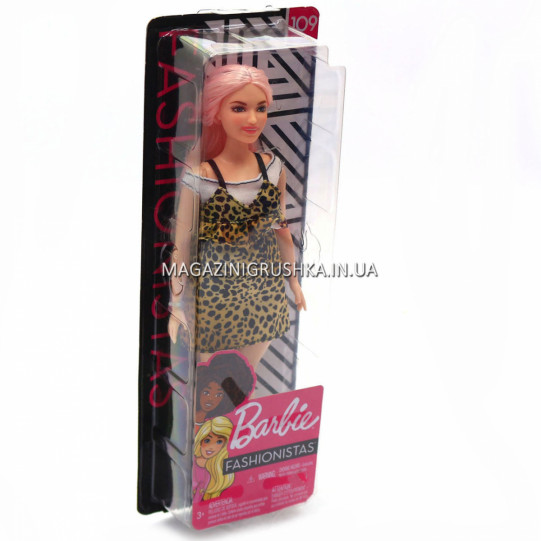 Лялька Barbie Модниця в леопардовому сарафані, оригінал, 29 см (FBR37)
