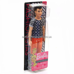 Кукла Barbie Модник Кен в футболке, 30 см DWK44 оригинал