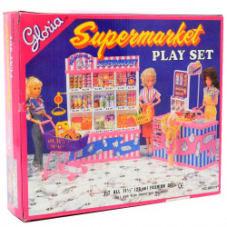 Дитяча іграшкова меблі Глорія Gloria для ляльок Барбі супермаркет 96011. Облаштуйте ляльковий будиночок