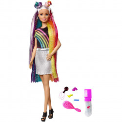 Кукла Барби Радужное сияние волос Barbie Rainbow Sparkle Hair Doll, Blonde Mattel (FXN96)