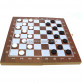 Настільна гра Шахи, шашки, нарди 3в1 (дерев'яна дошка, фігурки пластик) F22016
