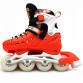 Дитячі ролики Scale Sports помаранчеві (розмір 31-34, метал, що світяться колеса ПУ) LF905S