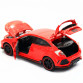 Машинка іграшкова Автопром «Acura NSX» метал, 14 см, червона (світло, звук, двері відчиняються) 6606