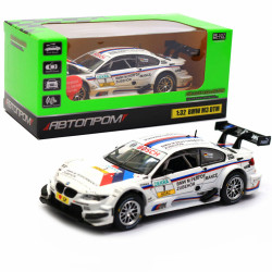 Машинка игровая автопром «BMW M3 DTM» металл, 14, белый, свет, звук, двери открываются (7852)