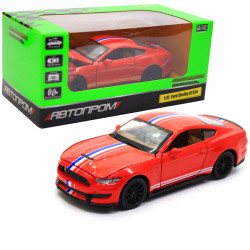 Машинка игровая автопром «Ford Sheldy GT350» 14, свет, звук, Красный (68441)