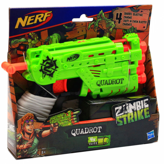 Бластер Hasbro Nerf Зомбі Страйк Квадрот c м'якими патронами (E2673)