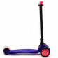 Самокат триколісний (4 колеса) дитячий фіолетовий (ПУ колеса, що світяться, регульована висота ручки)