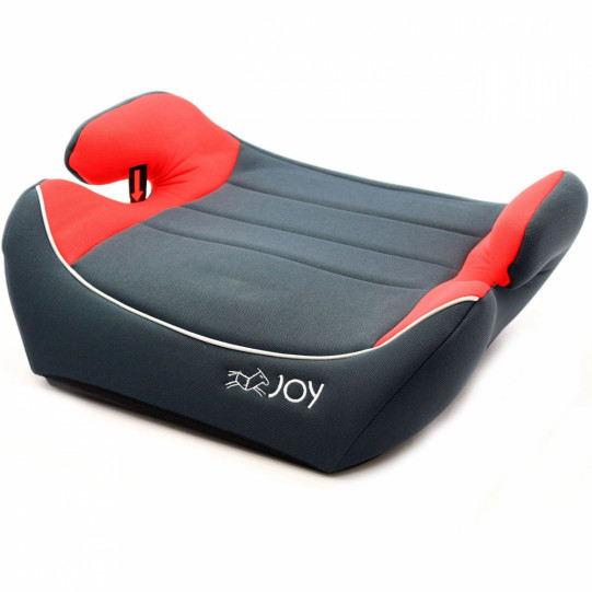 Бустер дитячий автомобільний Joy, від 3,5 до 12 років, 15-36 кг, червоно-сірий (30448)