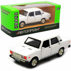 Машинка іграшкова Автопром ВАЗ 2105 Білий зі світловими і звуковими ефектами (7794)