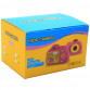 Интерактивная игрушка фотоаппарат детский c играми, розовый (A012)