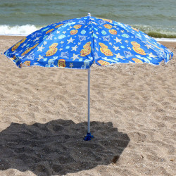 Зонт пляжный ромашка d=1.8 м, Stenson, синий (MH-2685)