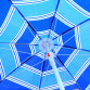 Зонт пляжный ромашка d=1.8 м, Stenson, синий в полоску (MH-0038)