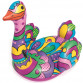 Надувной матрас-плот Bestway «Разноцветный страус» 190*166 см (41117)