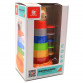 Дерев'яна розвиваюча іграшка Top Bright барвиста вежа, 8 елементів (120322)