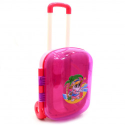 Детский чемодан для игр Технок, розовый, 23х16х34 см (7037)
