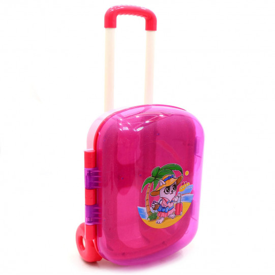 Дитячий валізу для ігор Технок, рожевий, 23х16х34 см (7037)