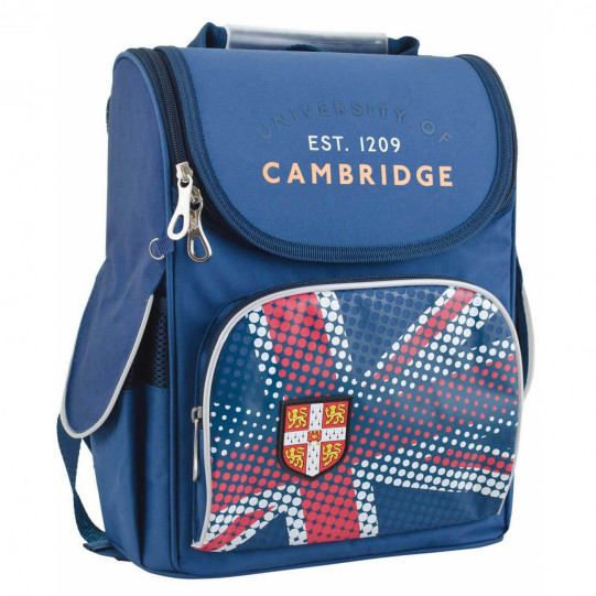 Рюкзак школьный каркасный YES H-11 Cambridge blue (553304)