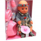 Інтерактивна лялька Baby Born (бебі бон). Пупс аналог з одягом і аксесуарами 9 функцій бебі борн BL023B