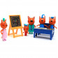 Дитячий ігровий набір фігурок «Три кота. Знову в школу» 8812