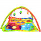 Коврик для малышей, кольца, съемные дуги, 104x104 см (006-028)