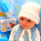 Інтерактивна лялька Baby Born (бебі бон). Пупс з одягом і аксесуарами, 8 функцій бебі борн, 43 см (BL030B)