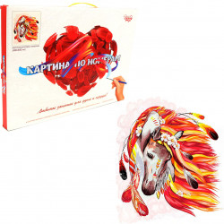 Картина по номерам Danko toys Огненная лошадь, 40х50 см (KPN-01-07)