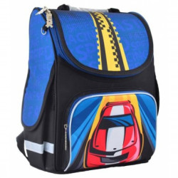Рюкзак школьный каркасный Smart Car Черный (554545)