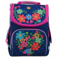 Рюкзак школьный каркасный Smart PG-11 Flowers Синий (554464)