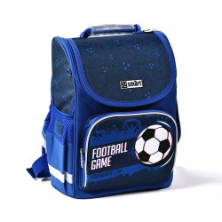 Рюкзак школьный каркасный SMART Football game Синий (558078)