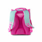 Рюкзак шкільний каркасний SMART Бірюзовий з рожевим (558052)