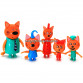 Детский игровой набор фигурок «Три кота и домик», 5 фигурок (PS657)
