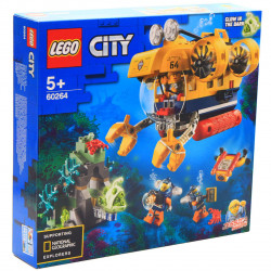 Конструктор LEGO City Океан: дослідницька підводний човен 286 деталей (60264)