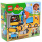 Конструктор LEGO DUPLO Вантажівка і гусеничний екскаватор, 20 деталей (10931)