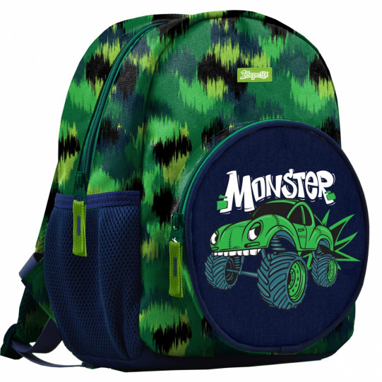 Рюкзак детский 1 Вересня Monster Зеленый (558509)