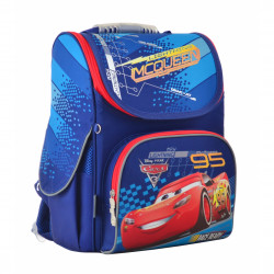 Рюкзак школьный каркасный 1 Вересня Cars Синий (555118)