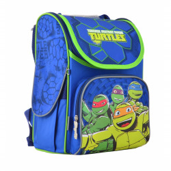 Рюкзак школьный каркасный 1 Вересня Turtles Синий (555120)