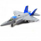 Літак іграшковий Автопром (світлові і звукові ефекти, пластик) сіро-синій 32х22х5 см (7915AB)