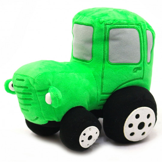 М'яка іграшка «Зелений трактор. Помічник », 25х20х22 см (00663)