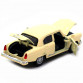Машинка іграшкова Автопром «1: 32-36 ГАЗ-21» метал, 14 см, бежевий, світло, звук, двері відчиняються (7504)
