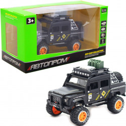 Машинка іграшкова Автопром Defender Чорний зі світловими і звуковими ефектами (7681)