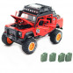 Машинка іграшкова Автопром Defender Червоний зі світловими і звуковими ефектами (7681)