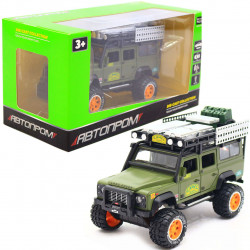 Машинка іграшкова Автопром Defender Зелений зі світловими і звуковими ефектами (7680)